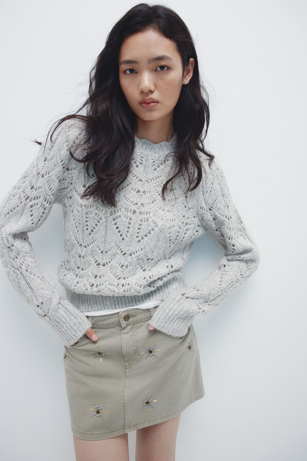 Jersey en punto pointelle - H&m фото 9