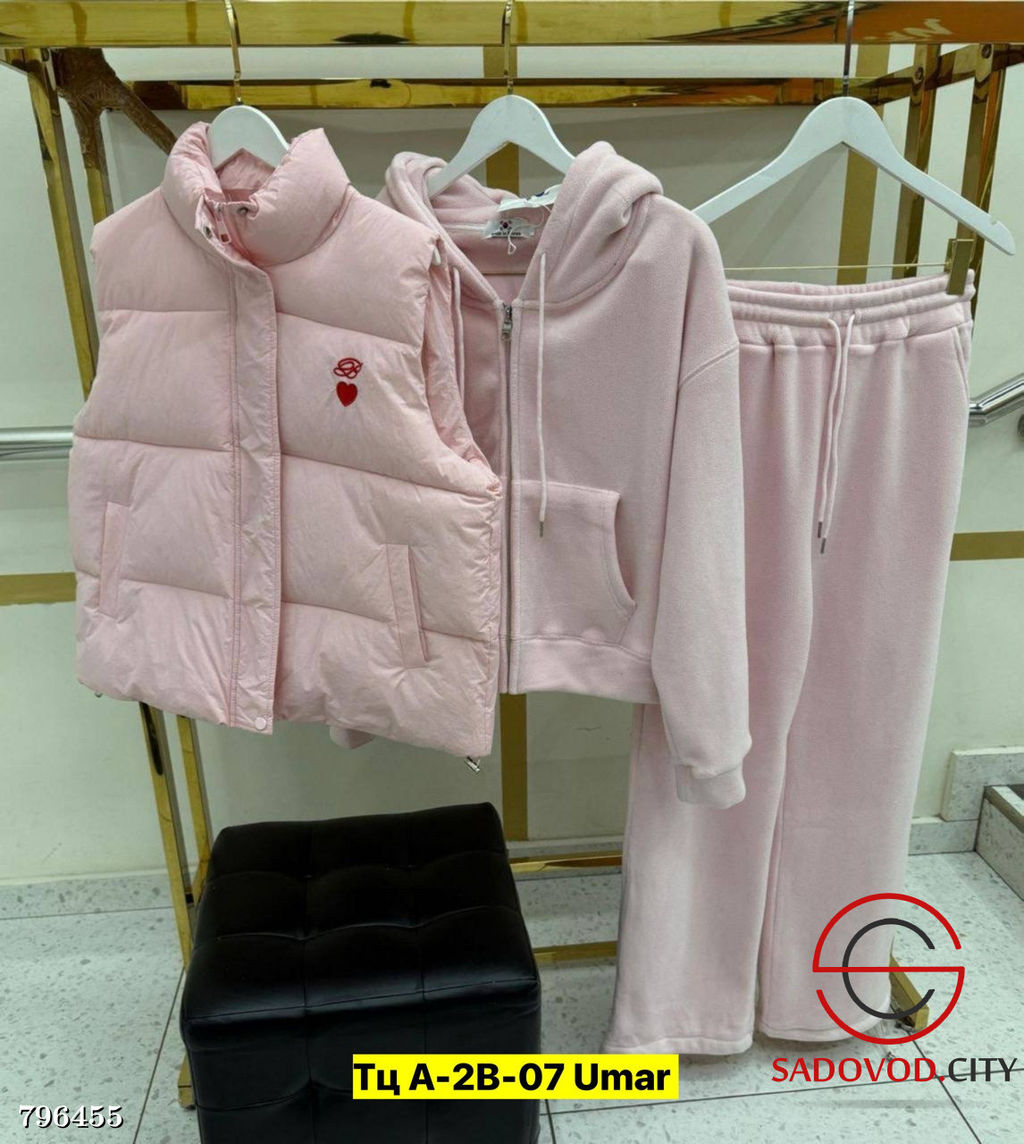 Костюм тройка (Жилетка, худи и спортивные брюки) - Bruno фото 7