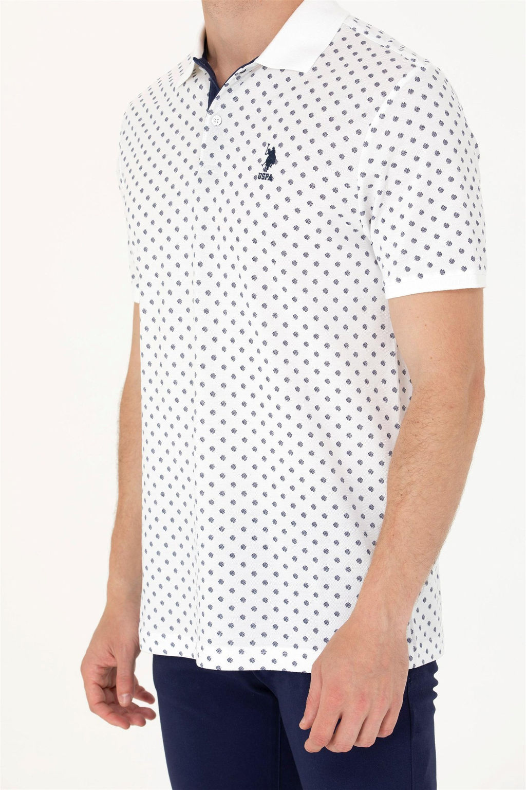 Мужской белый поло Yaka T -For Surphy Surprise Discount в корзине - U.s. polo assn фото 6