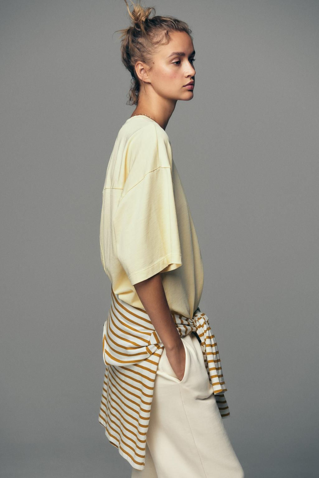 WASHED OVERSIZE T-SHIRT - Zara фото 3