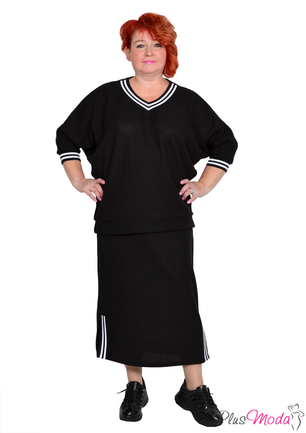 Туника Модель №1857 размеры 44-84 - Plusmoda фото 4