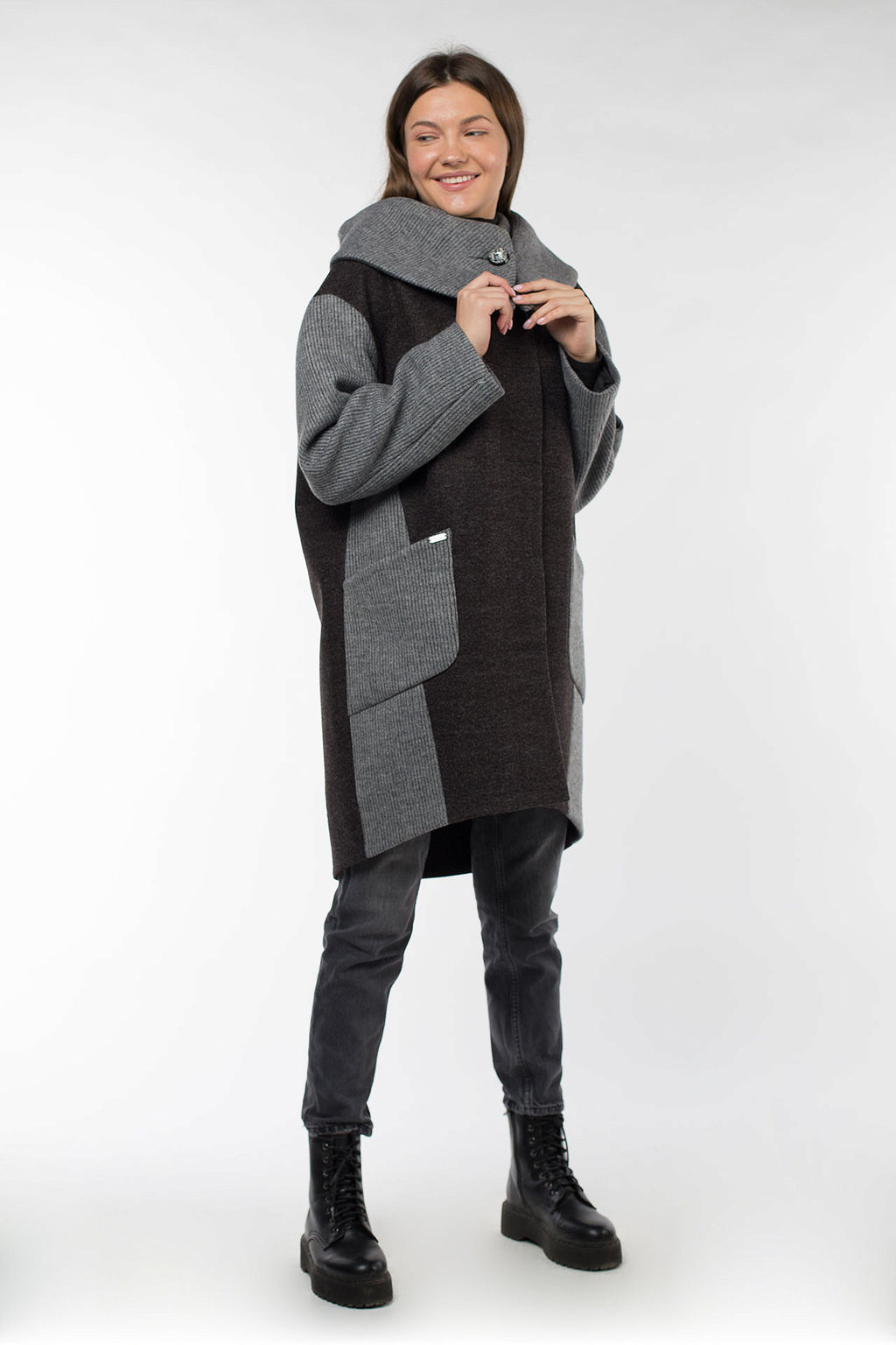 01-10048 Пальто женское демисезонное - El podio фото 2