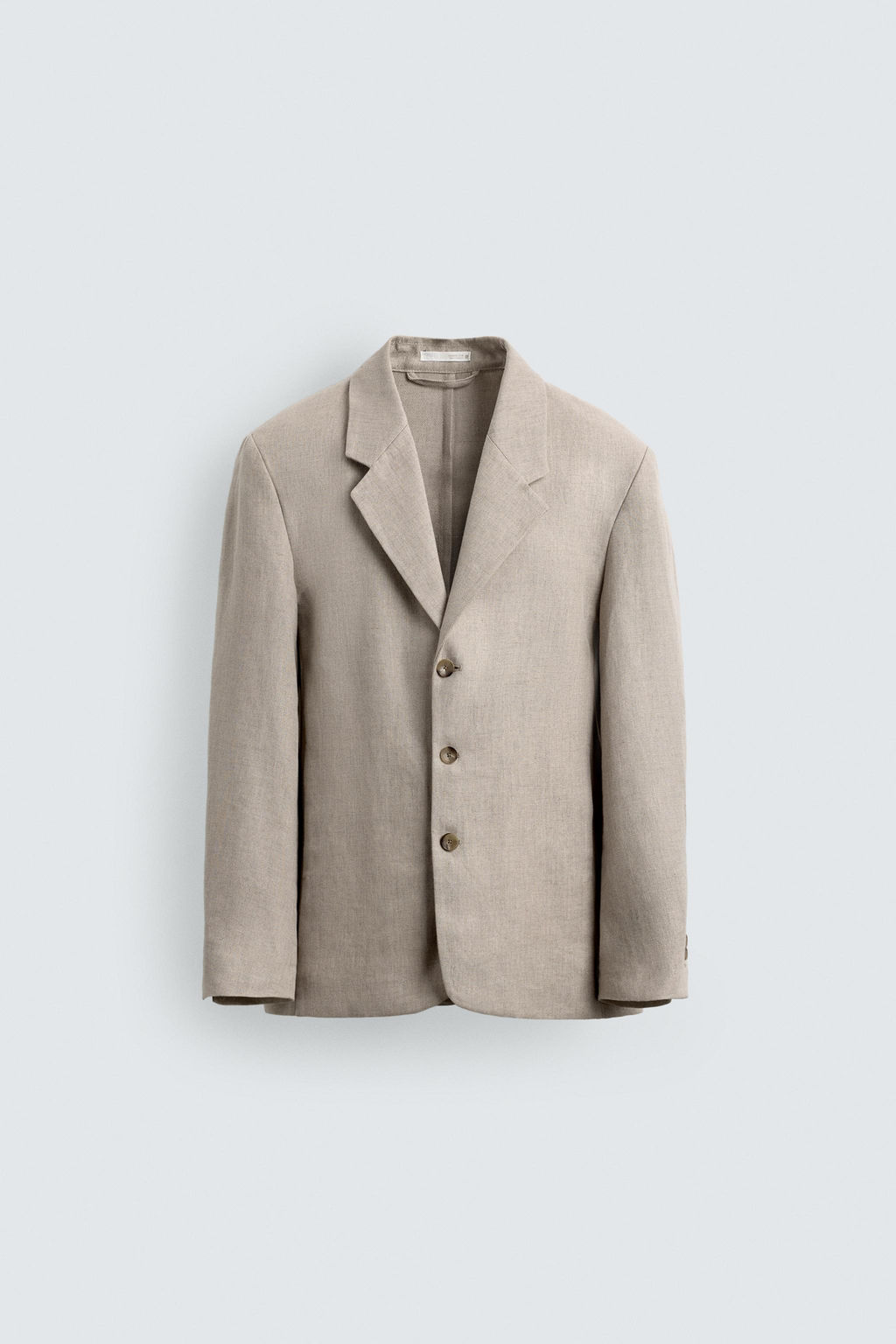 BLAZER RELAXED FIT TRAJE ALGOD?N - LINO / Arena - Zara фото 7