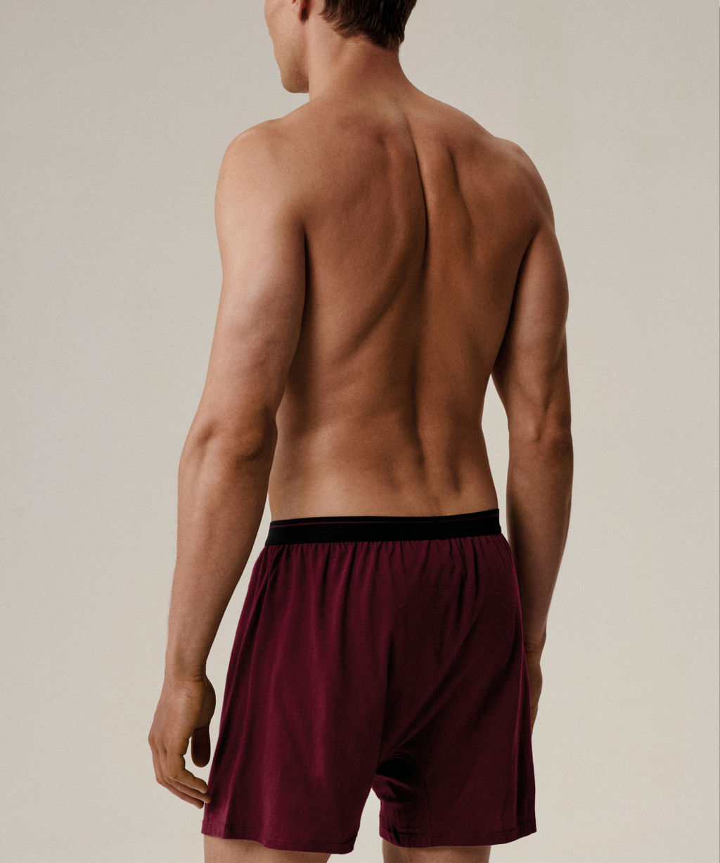 ATLANTIC 2MBX-025 Трусы боксеры Solid - набор (2 шт.) графитовый + каберне фото 3