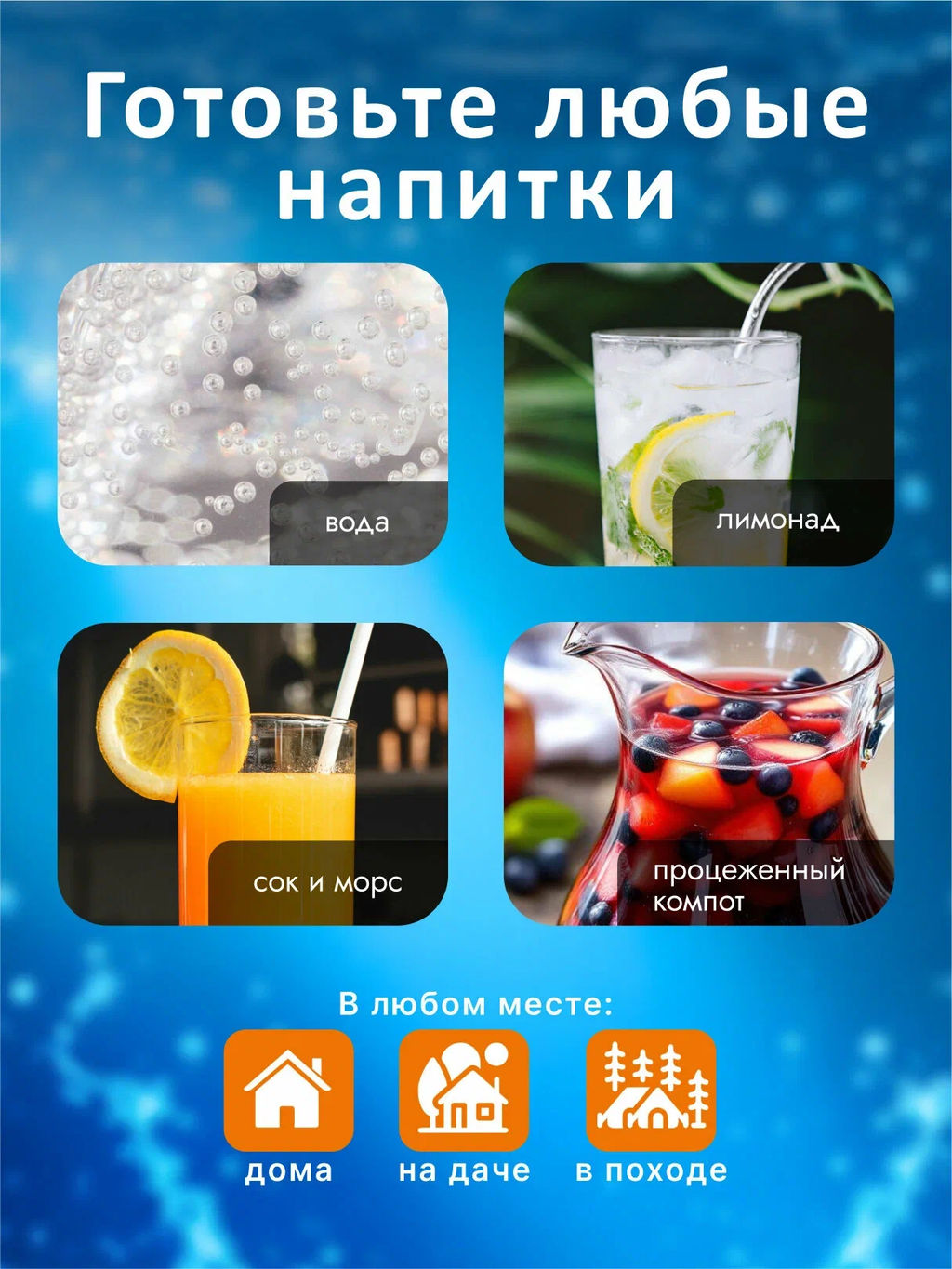 Сифон ALLEGRIA 1.0 л арт.005933 /Mallony/  фото 4