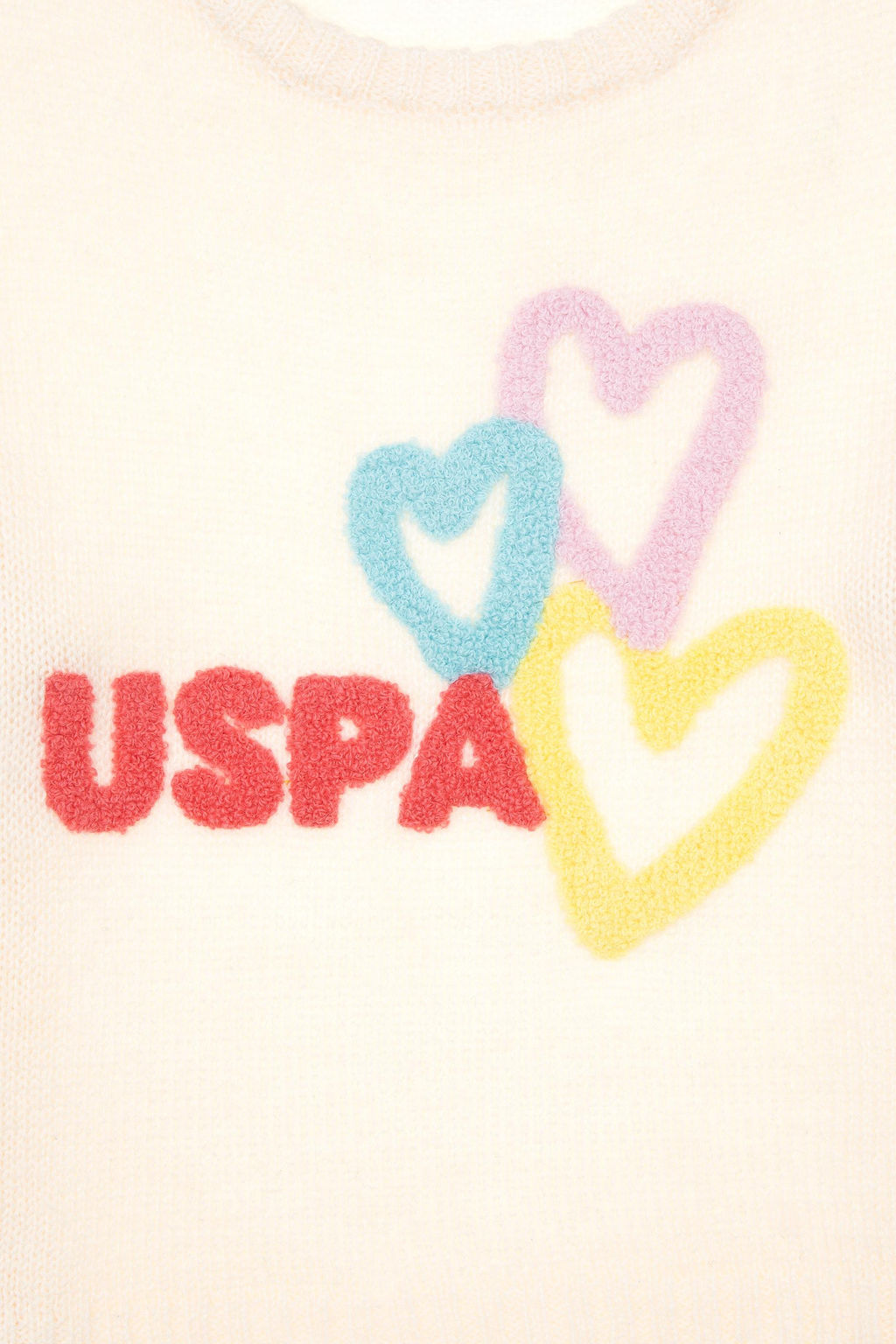 Кремовый свитер для девочки Неожиданная скидка в корзине - U.s. polo assn фото 4