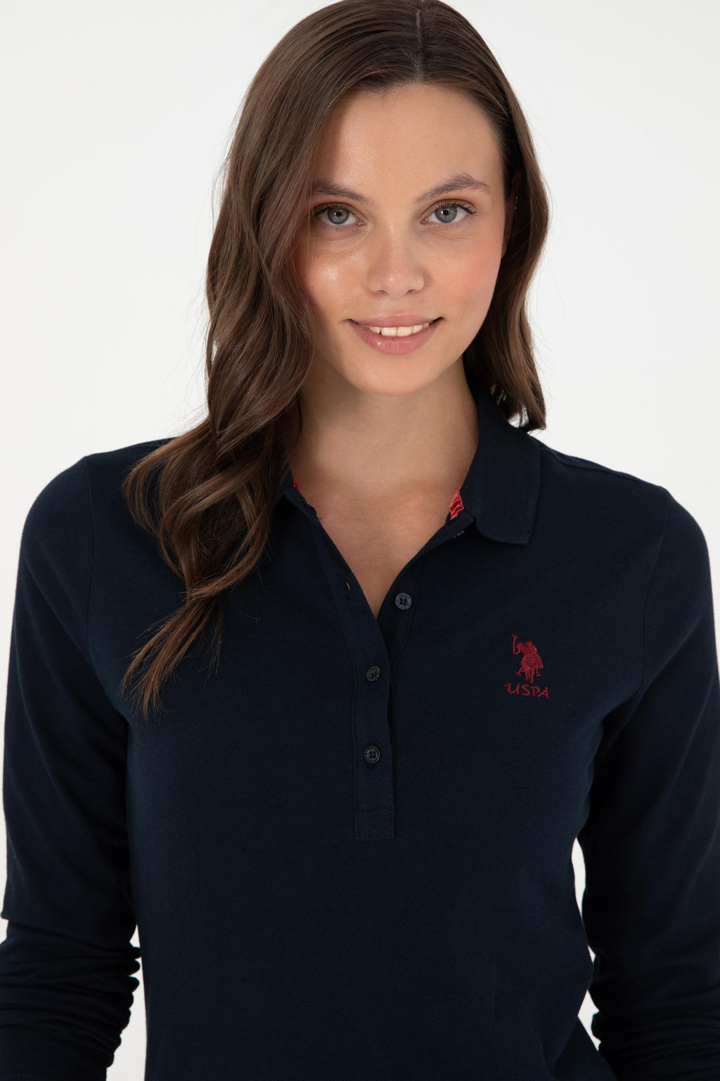 Женский темно-синий базовый свитшот Неожиданная скидка в корзине - U.s. polo assn фото 2