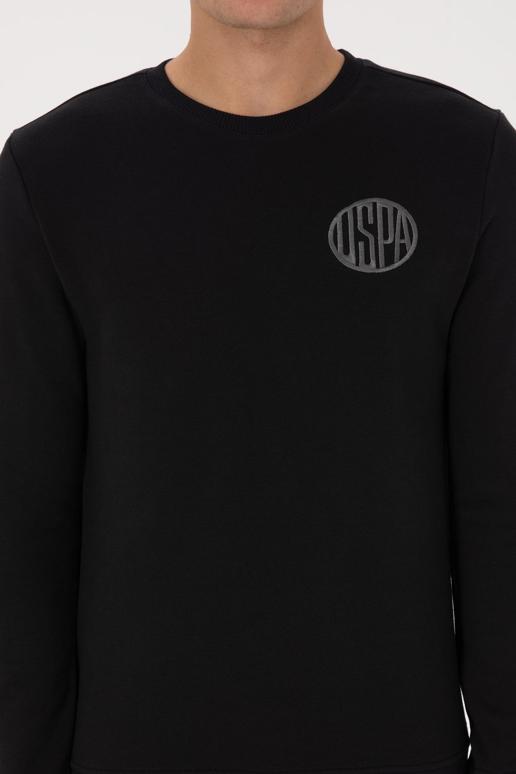 Erkek Siyah Sweatshirt