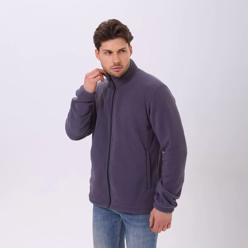 RODOS Толстовка на молнии мужская флис М-321 Синий  фото 39