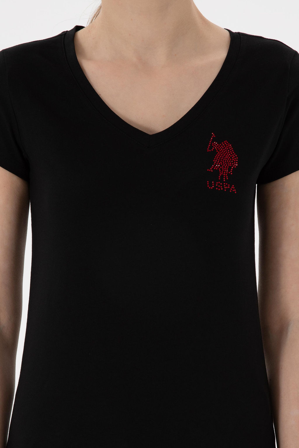 Kad_n Siyah Basic Ti__rt Sepette S_rpriz _ndirim - U.s. polo assn фото 6