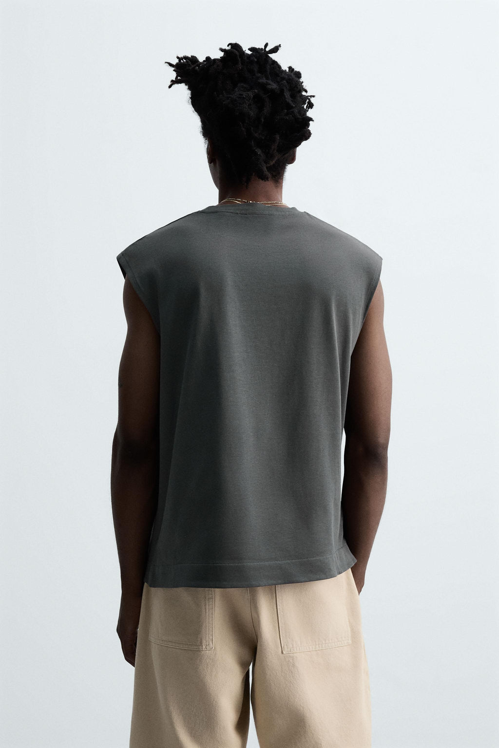 PRINTED & EMBROIDERED TANK TOP  OTIS KWAME KYE QUAICOE - Zara фото 3