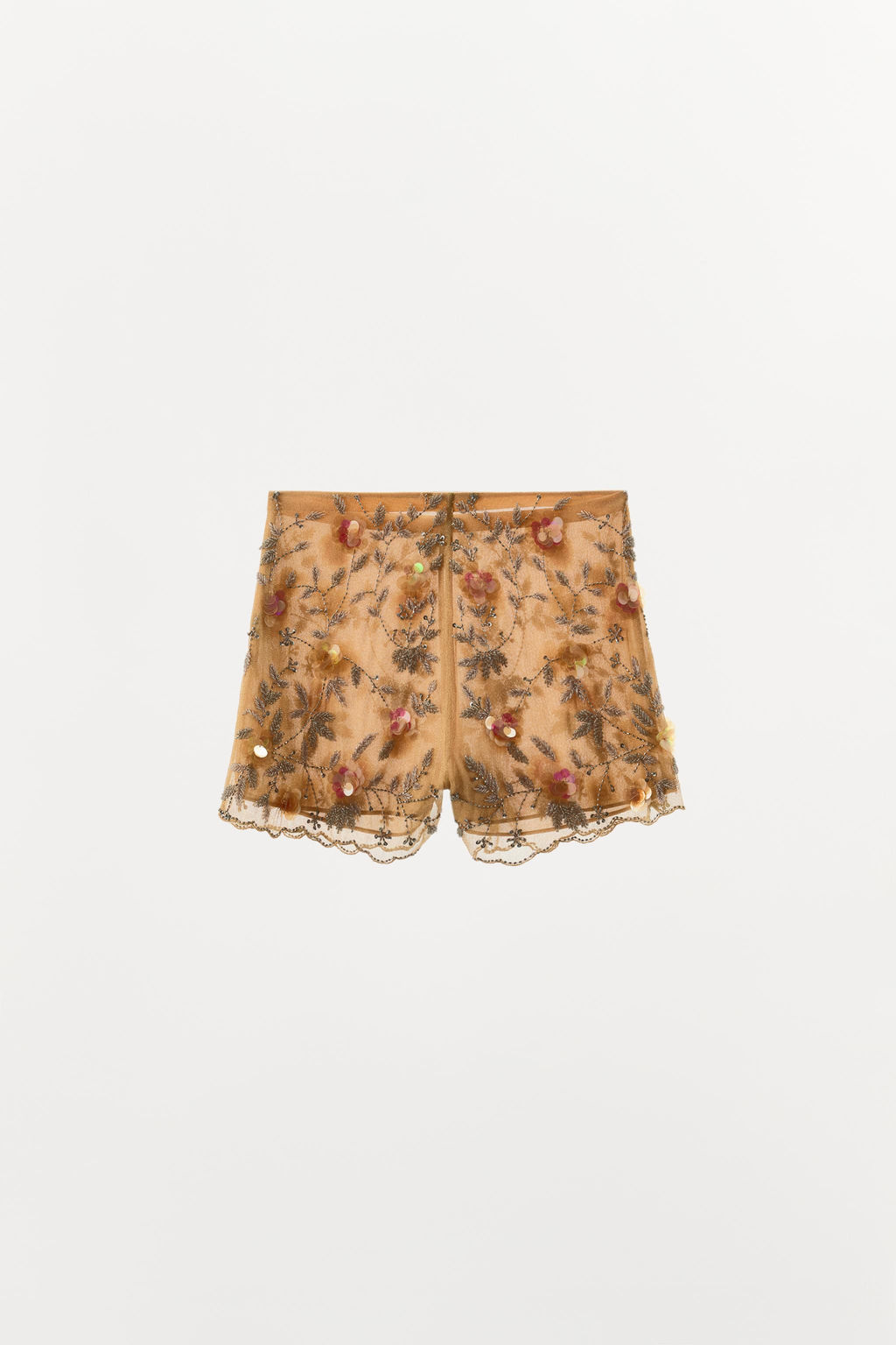 BEAD AND SEQUIN SHORTS - LIMITED EDITION