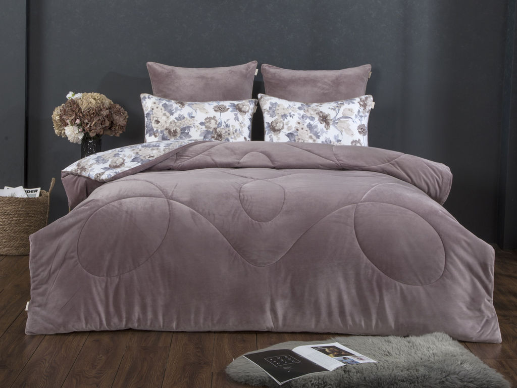 Аделина (капучино пыльная лаванда) ABC Cotton комплект