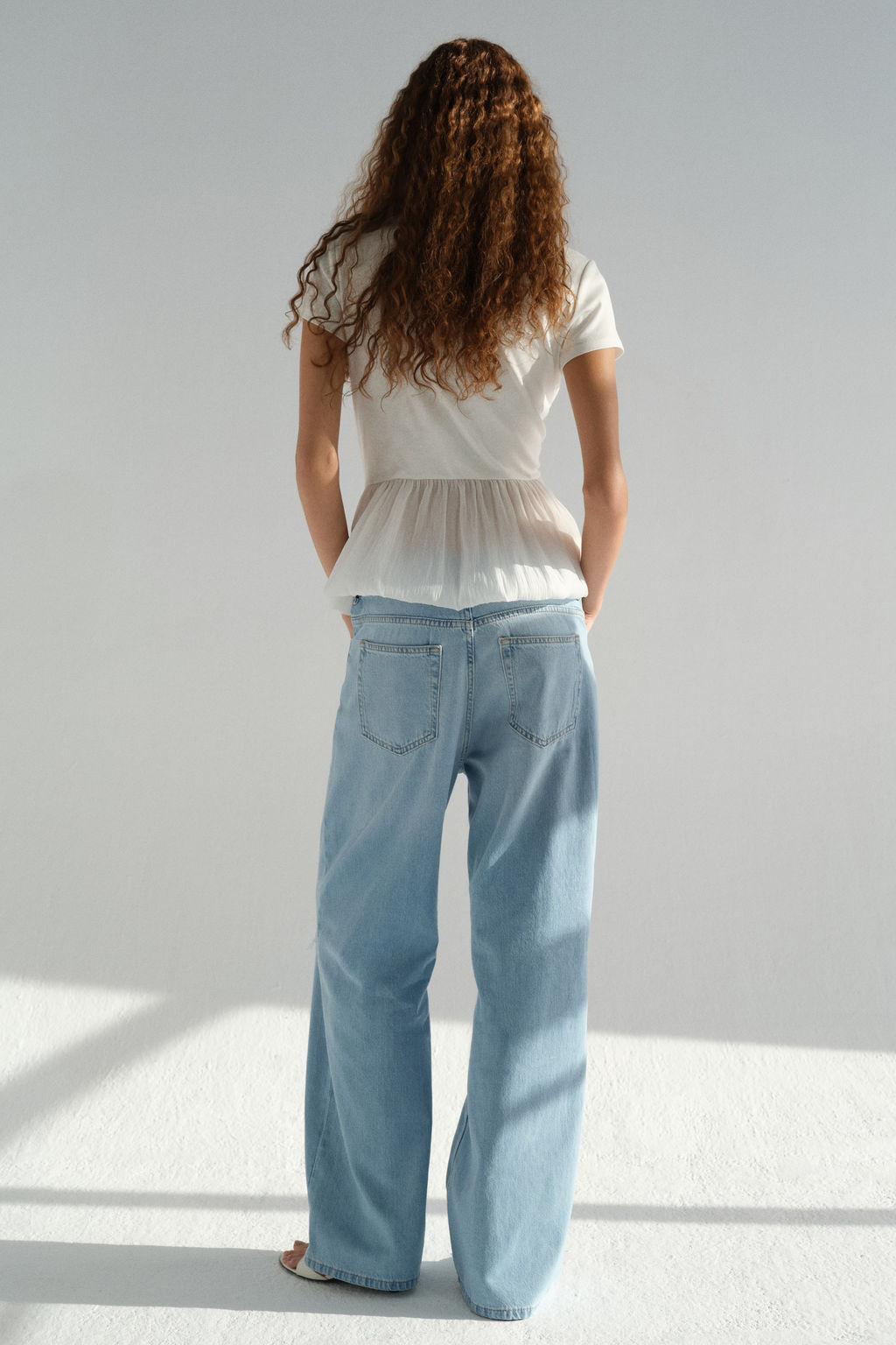 Baggy Regular Waist Jeans - H&m фото 7