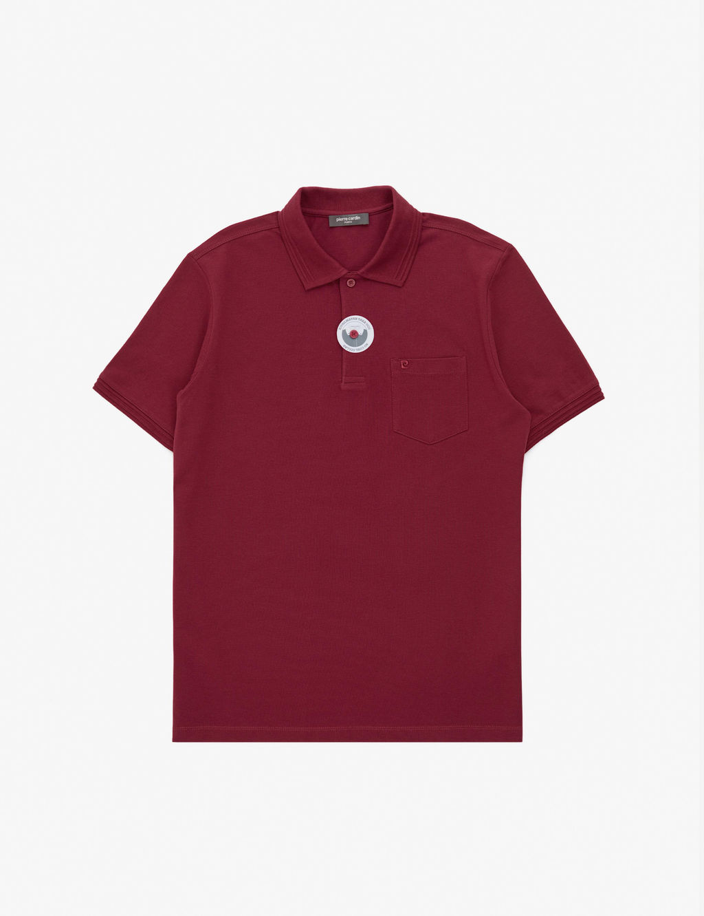 Bordo Regular Fit %100 Pamuk K_vr_lmaz Polo Yaka Basic Ti__rt
