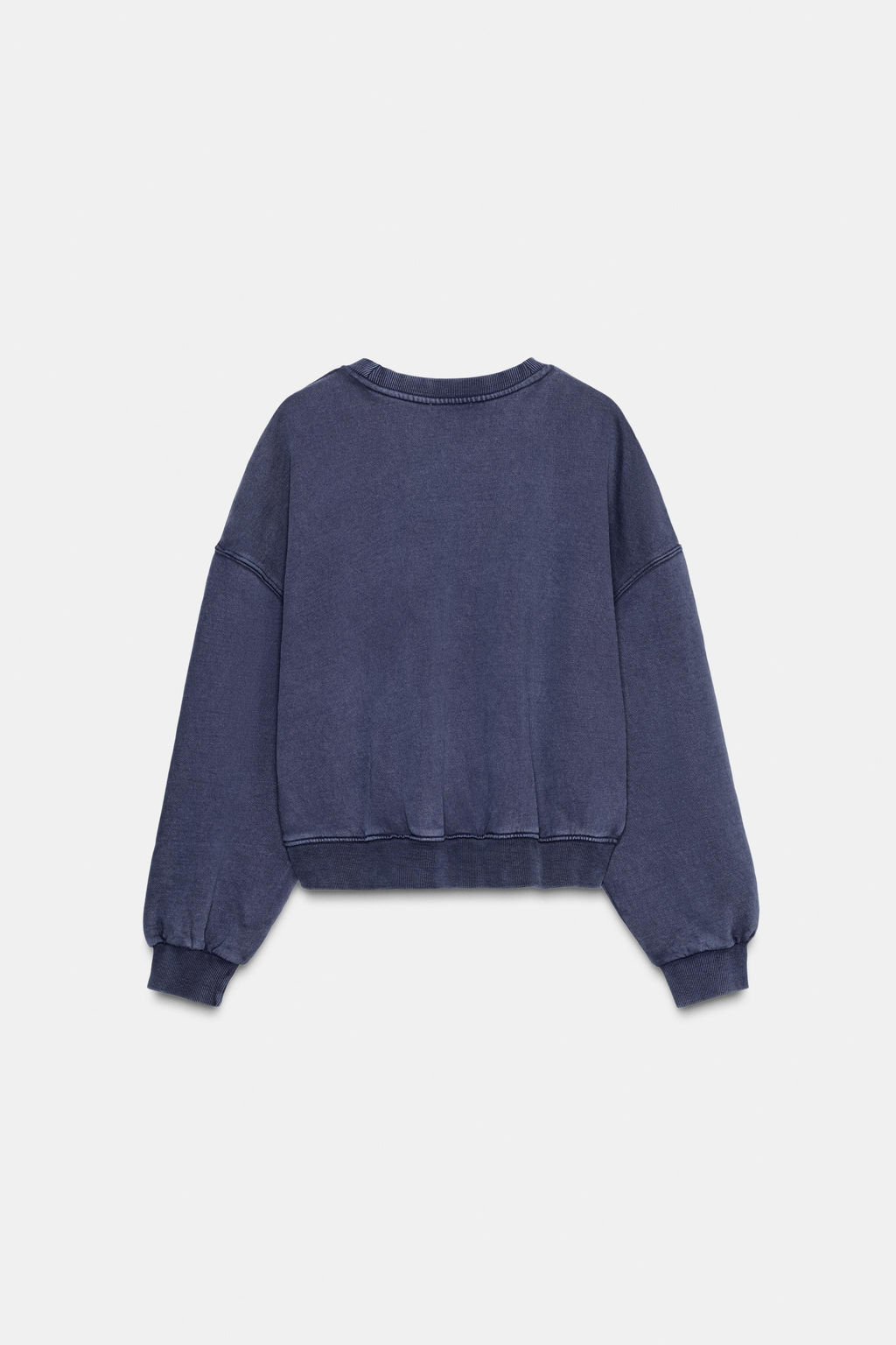 FADED SWEATSHIRT WITH STUDS - Zara фото 7