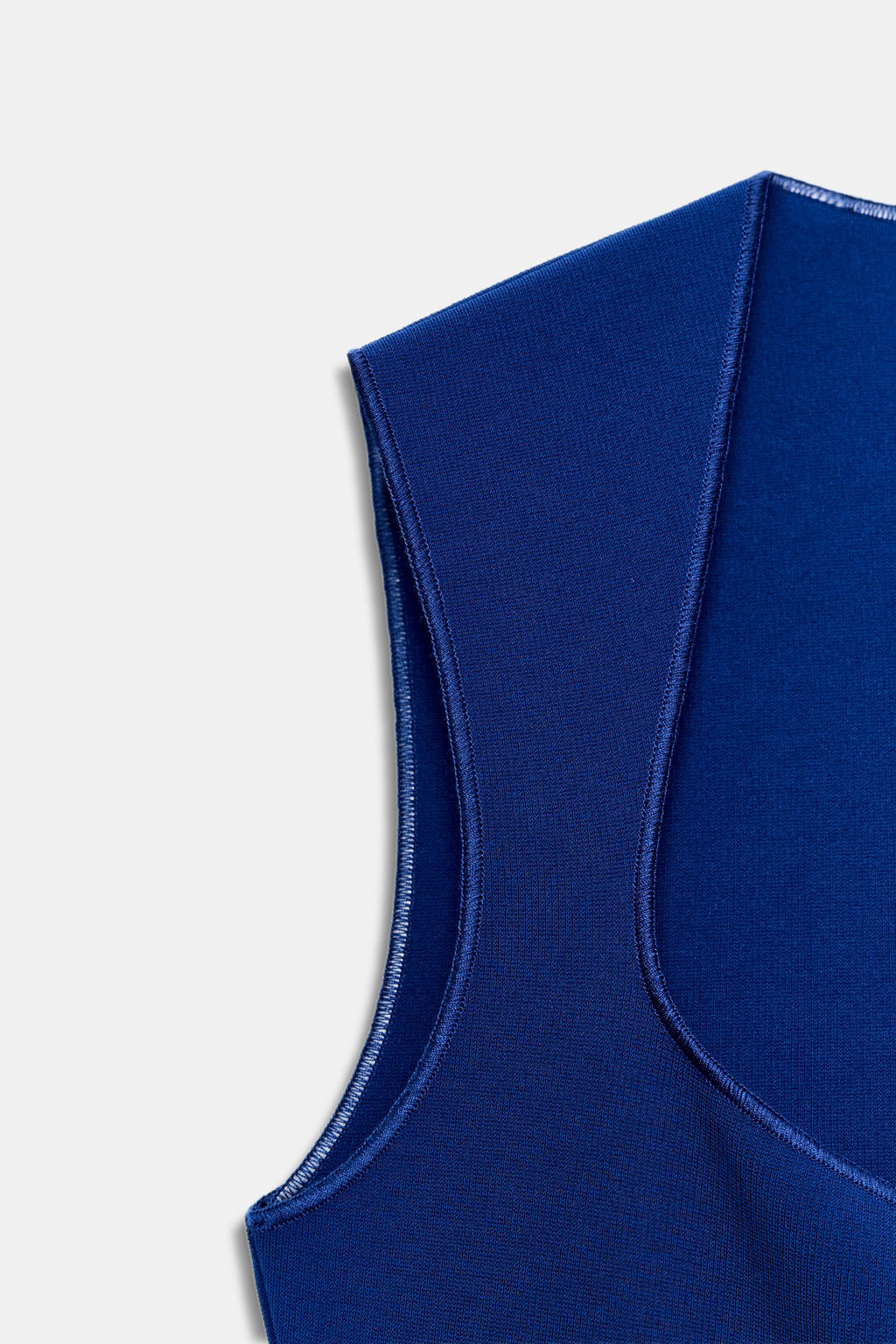 BODY ESCOTE CUADRADO STRETCH / Azul