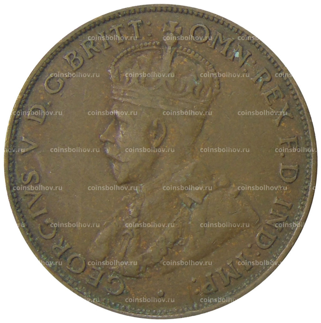 1 пенни 1933 года Австралия