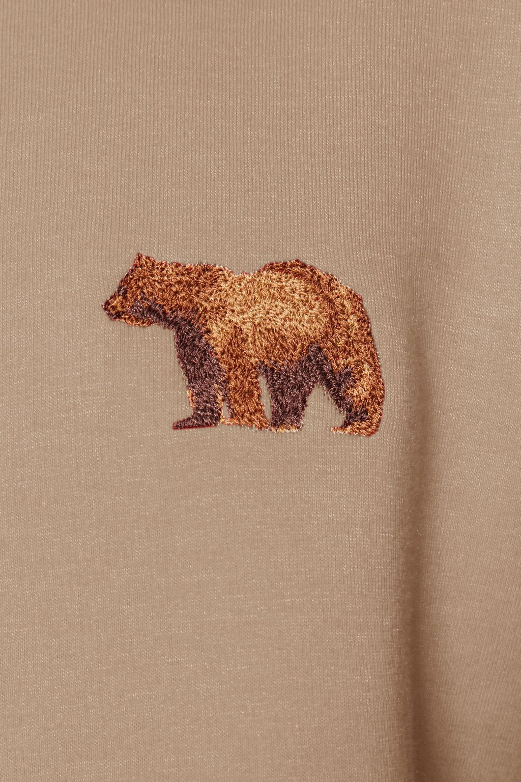 TRENDYOL MAN Gri Oversize/Genis Kesim Kapusonlu Hayvan Nak?sl? Ici Polarl? Sweatshirt TMNAW24SW00097 - Trendyolmilla фото 25