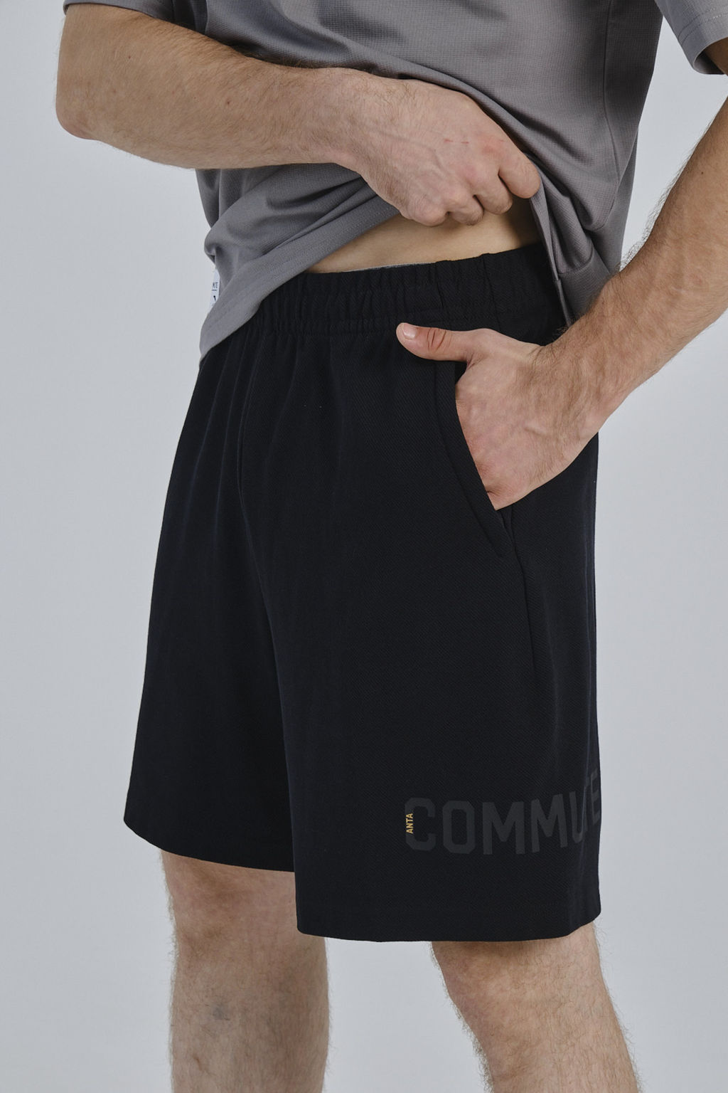 Шорты трикотажные Черный COMMUTE Knit Half Pants - Anta фото 3