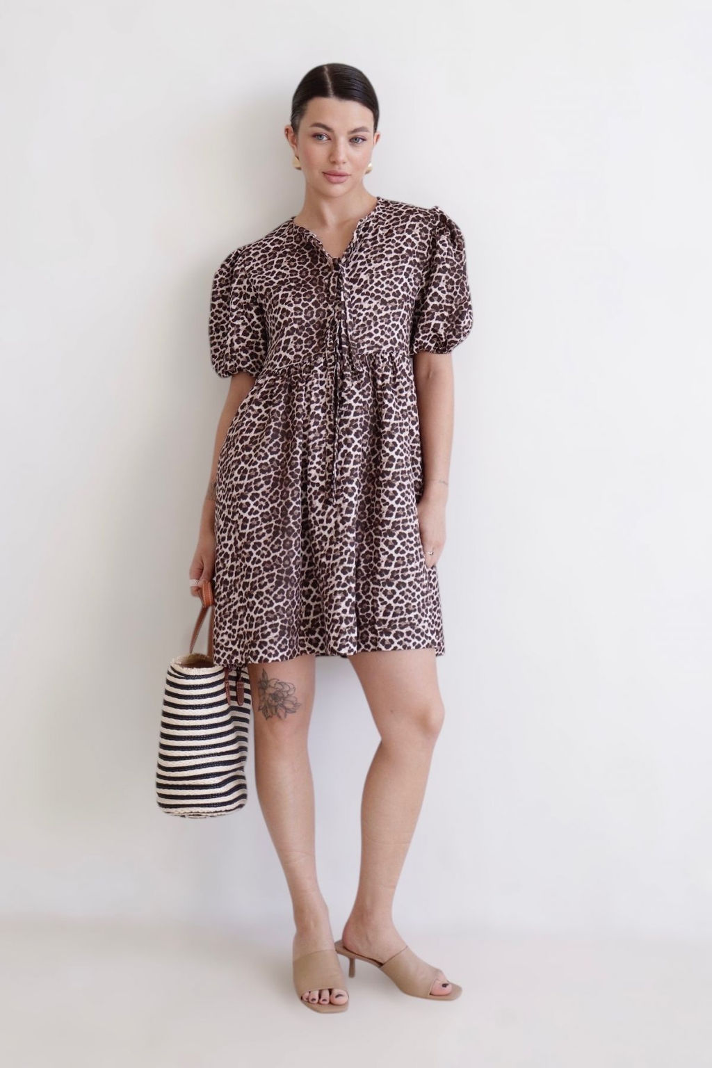 Martichelli Платье с анималистичным принтом  фото 14