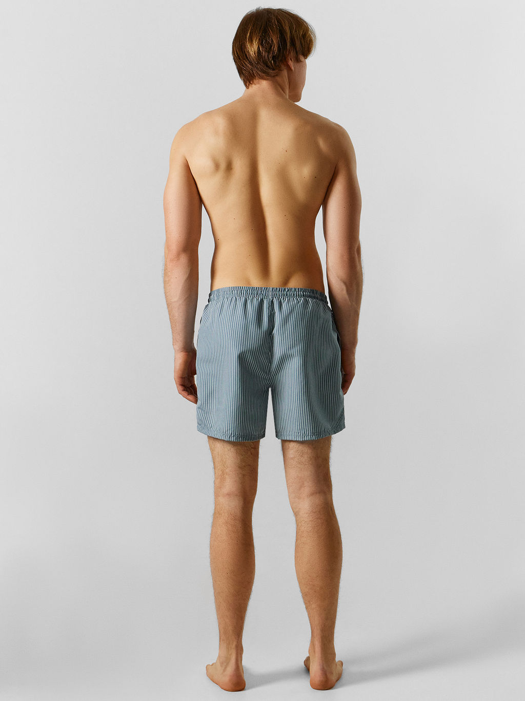Плавательные шорты мужские в полоску