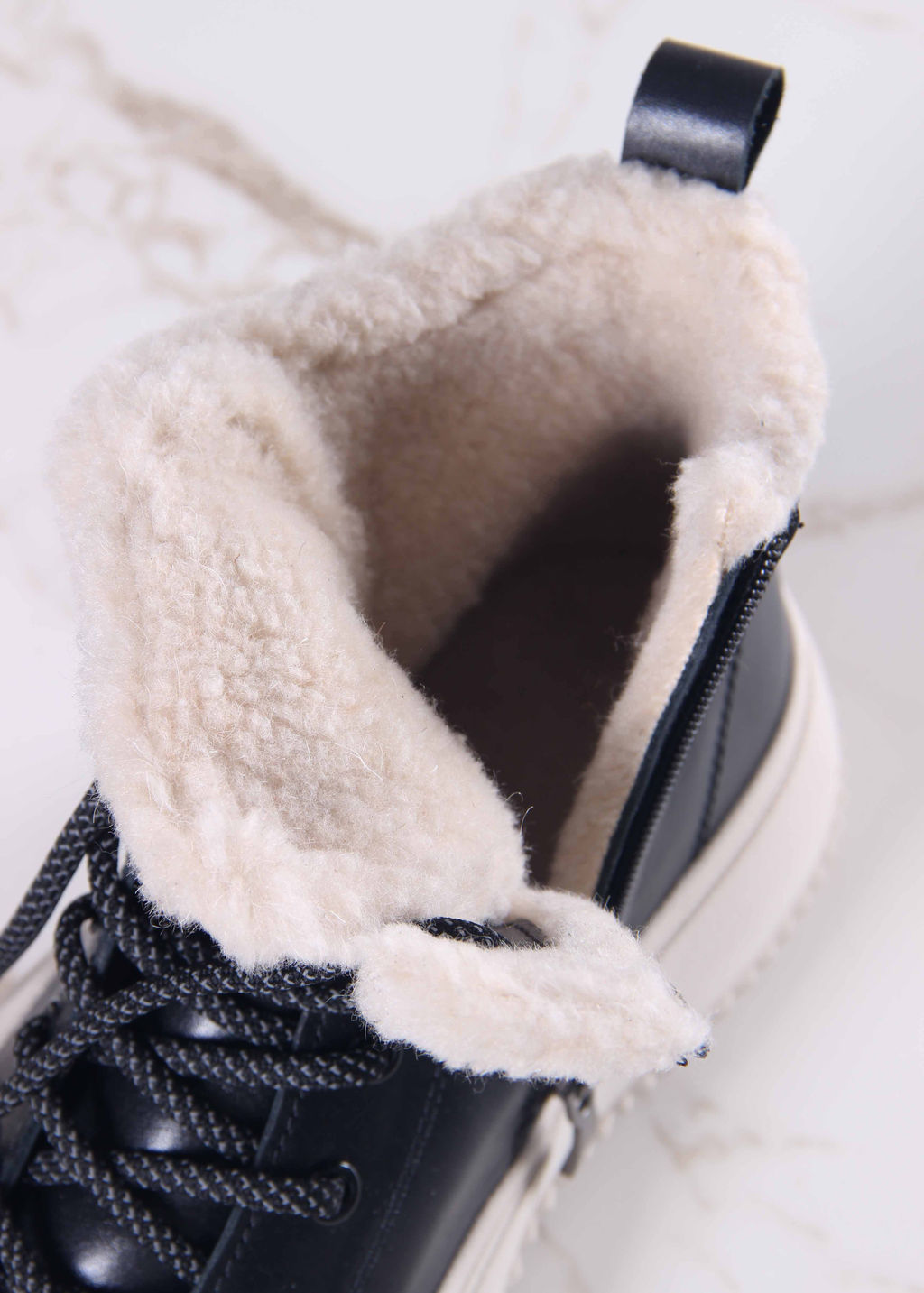 Ботинки 217.PODYUM151be. черный з/Шерсть