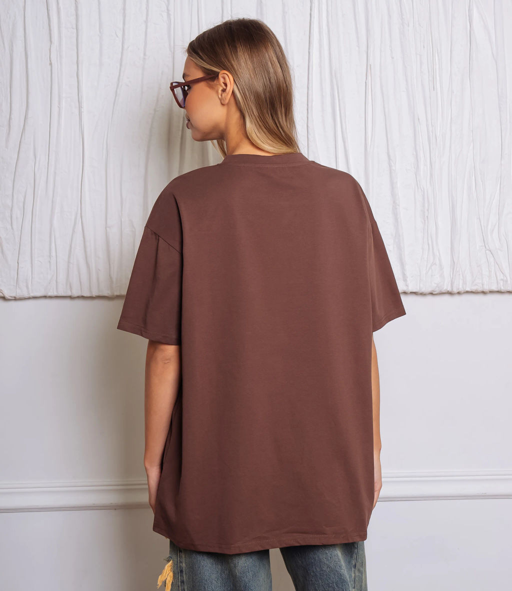 Футболка #КТ1 (22)-2, коричневый