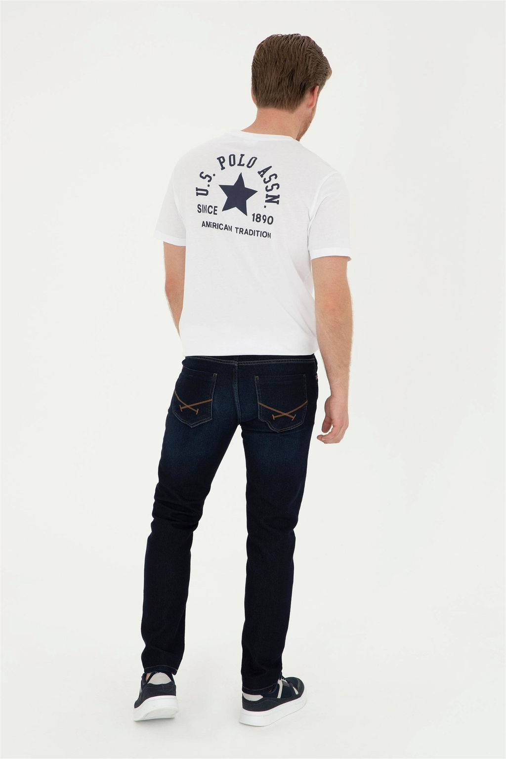 U. S. Polo Assn / Мужские темно-синие джинсовые брюки - U.s. polo assn фото 4