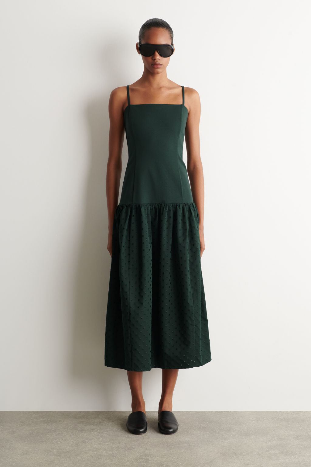 VESTIDO ESCULPIDO CON LUNARES JACQUARD - H&m фото 2