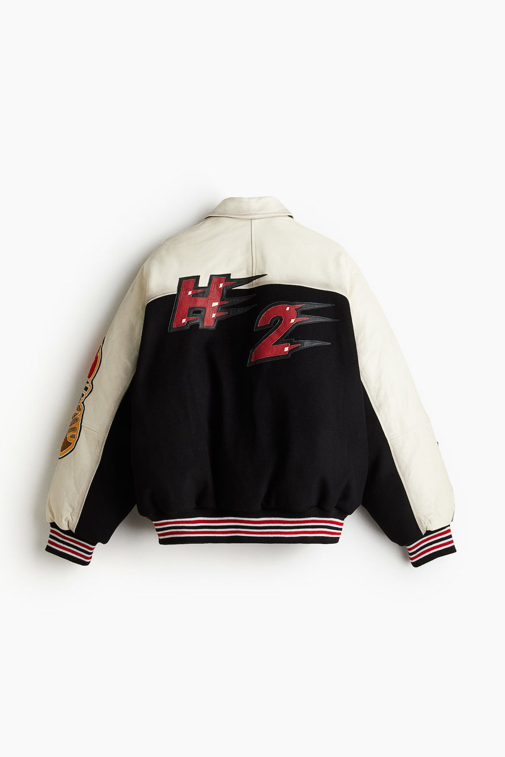 Chaqueta de beisbol de piel - H&m фото 7
