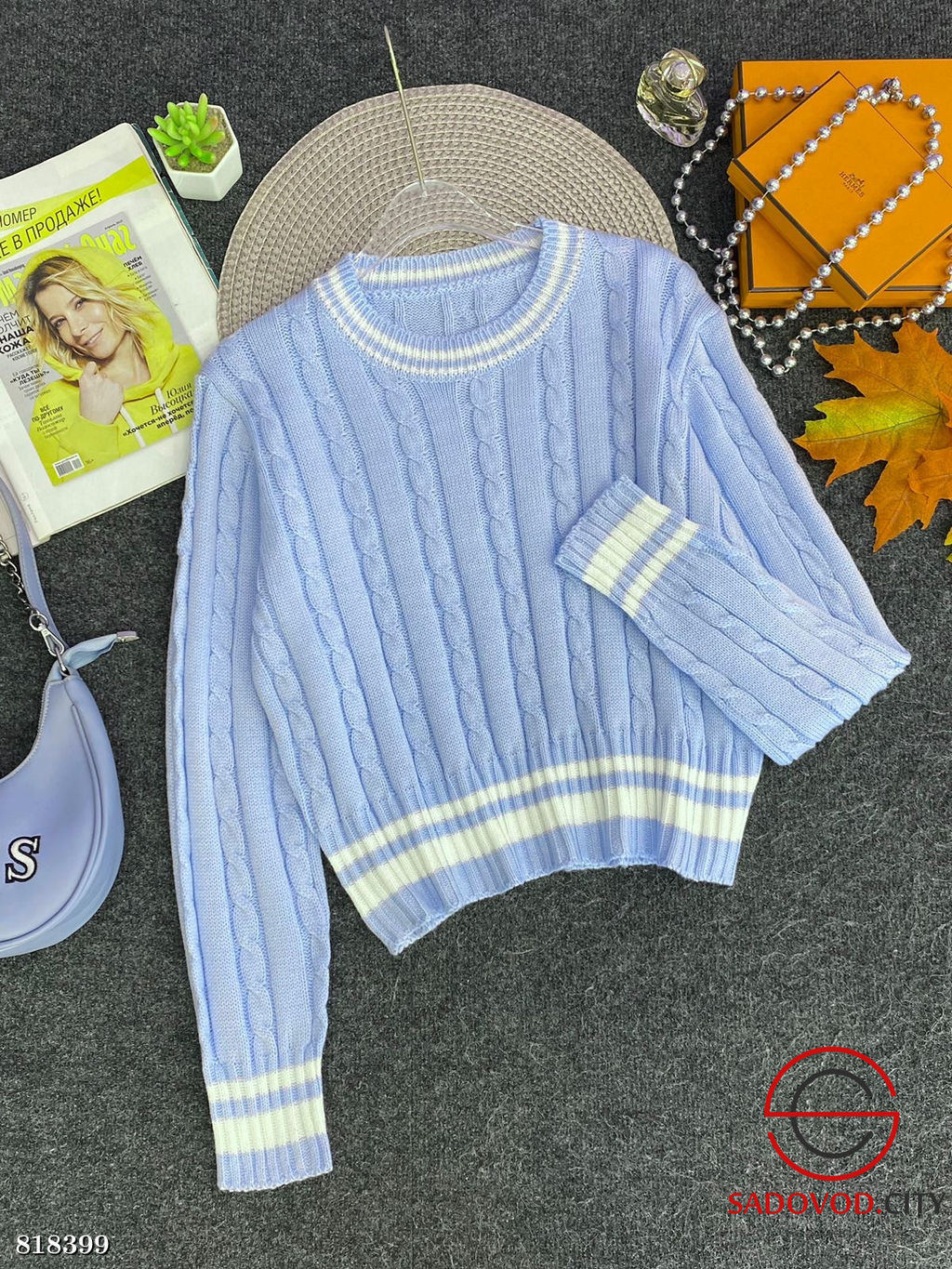 Свитер женский с узором - Bruno фото 3