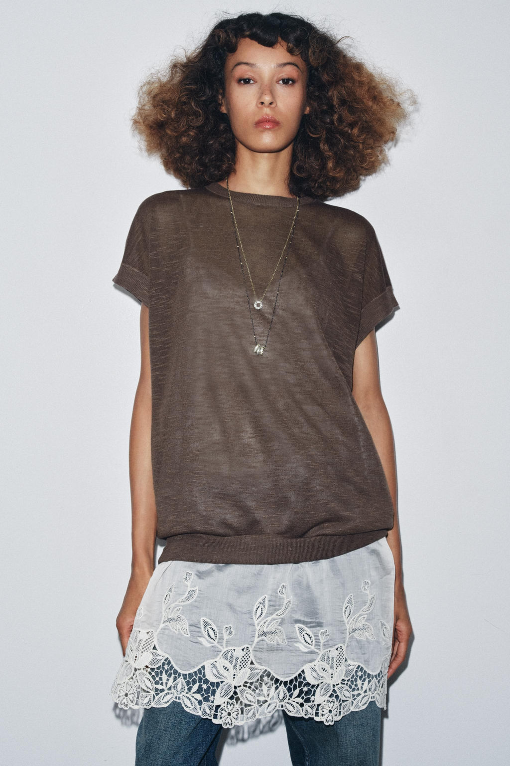 COMBINED KNIT DRESS - Zara фото 2
