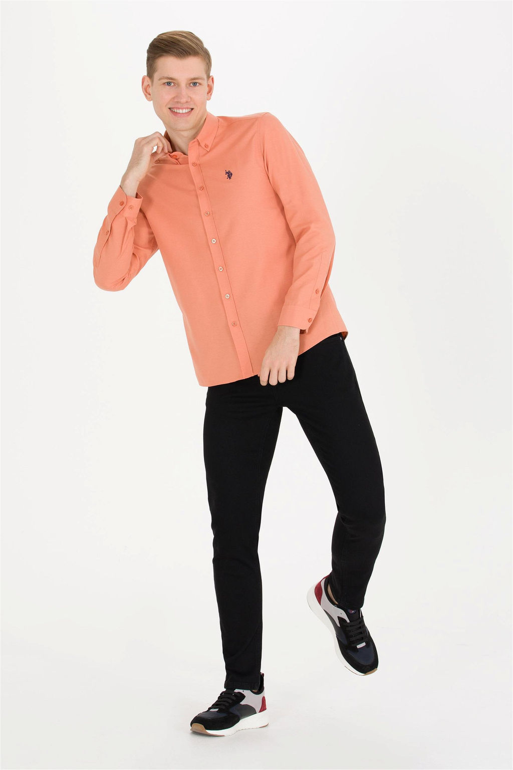 U. S. Polo Assn / Мужские черные джинсовые брюки - U.s. polo assn фото 8