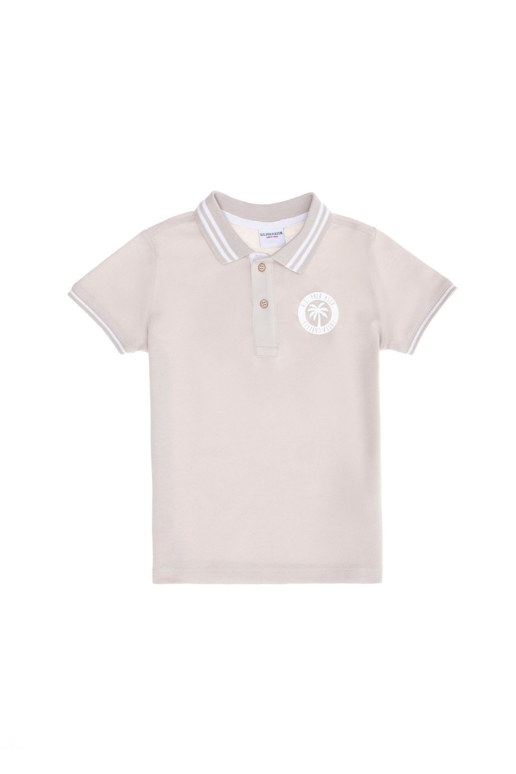 U. S. Polo Assn Футболка с воротником-поло Stone для мальчиков - U.s. polo assn фото 4