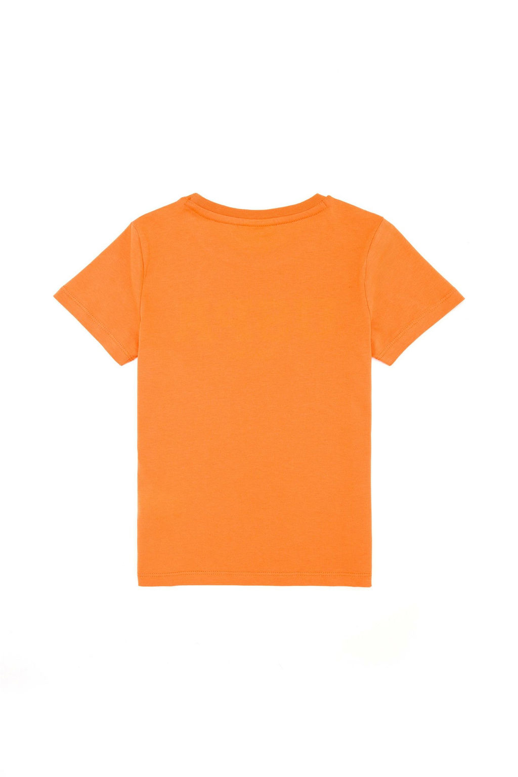 Детская оранжевая футболка с круглым вырезом Неожиданная скидка в корзине - U.s. polo assn фото 4