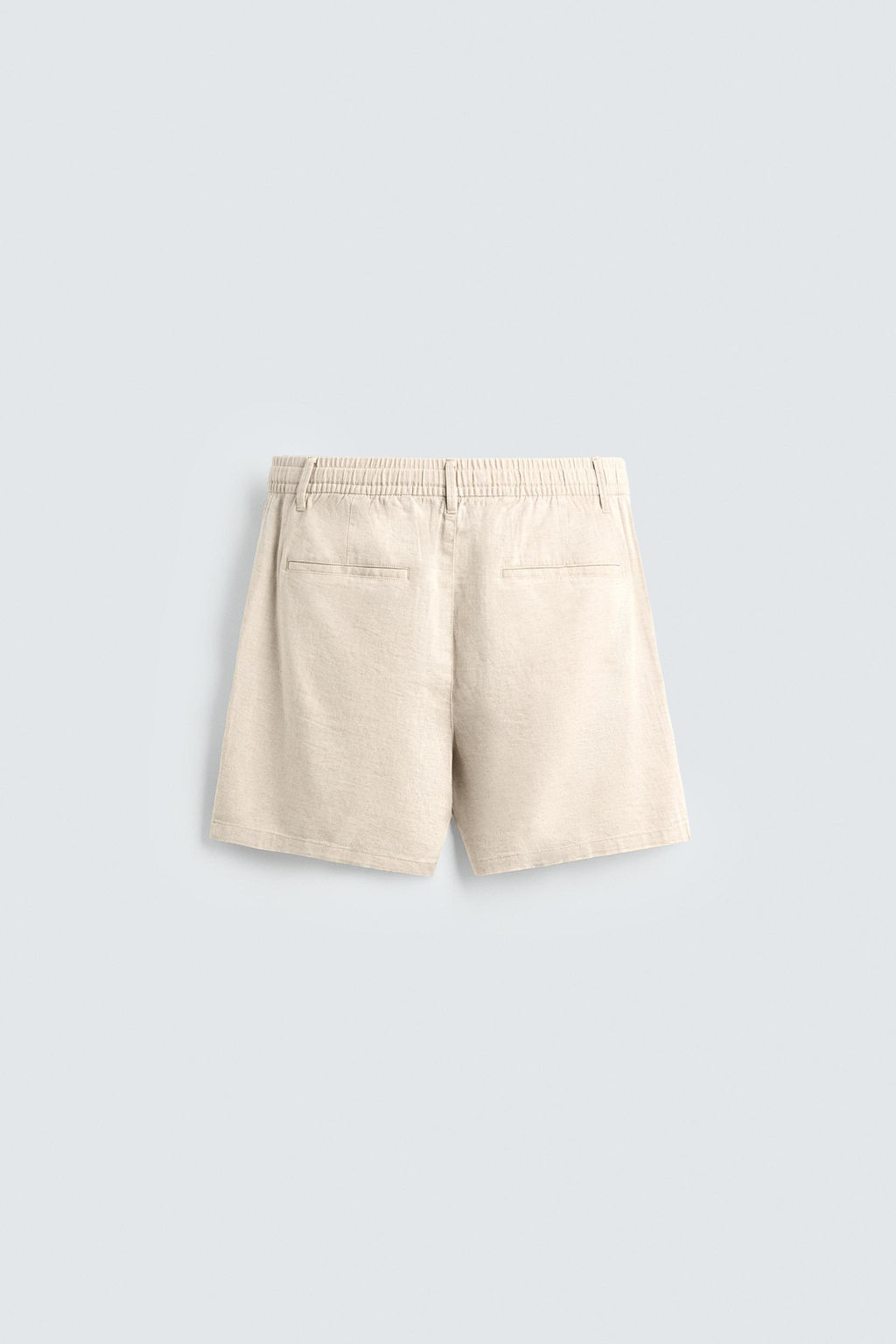 BERMUDA RELAXED FIT ALGOD?N - LINO / Marr?n / Crudo - Zara фото 7