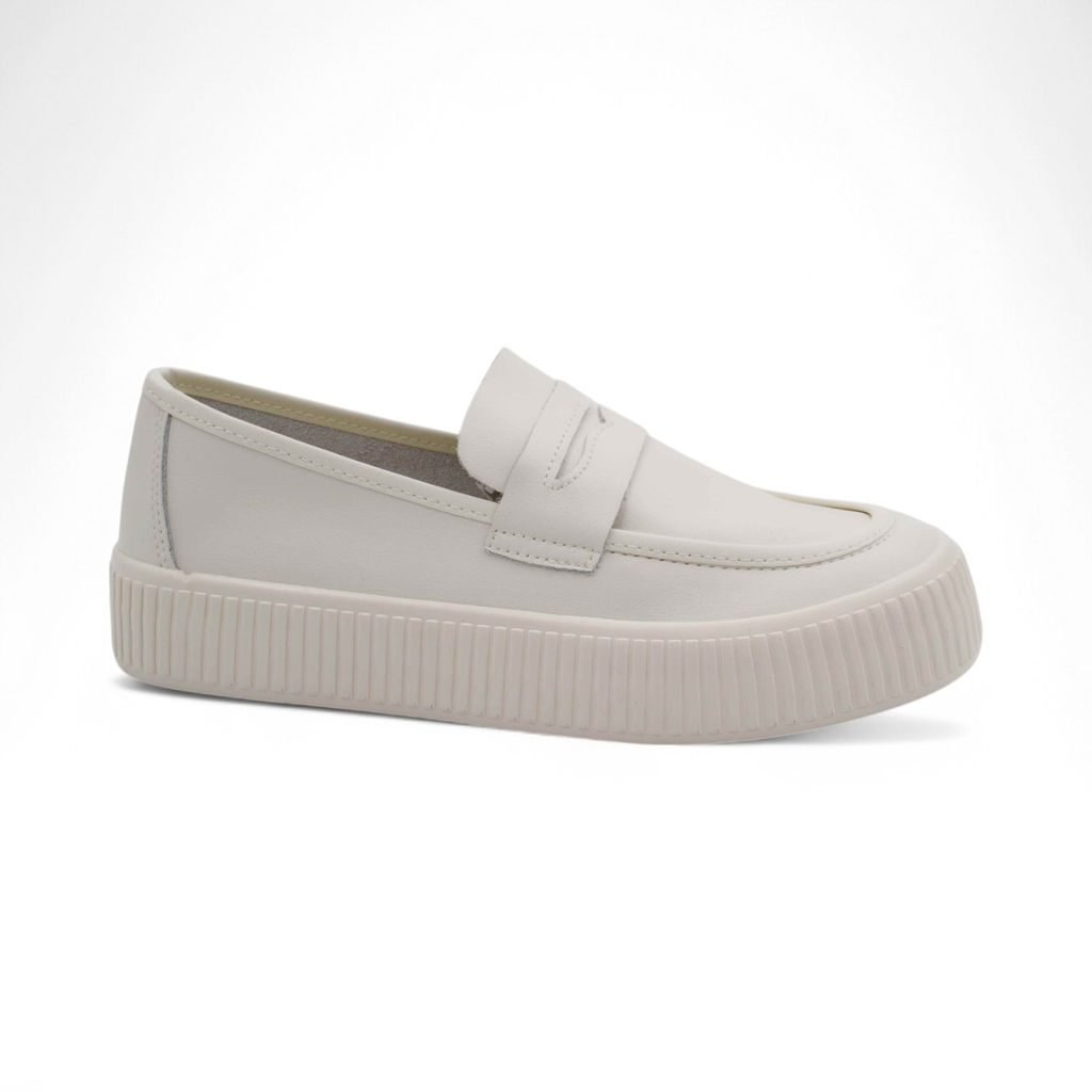 Туфли натуральной кожи PDH268-2 белые - Sport фото 2