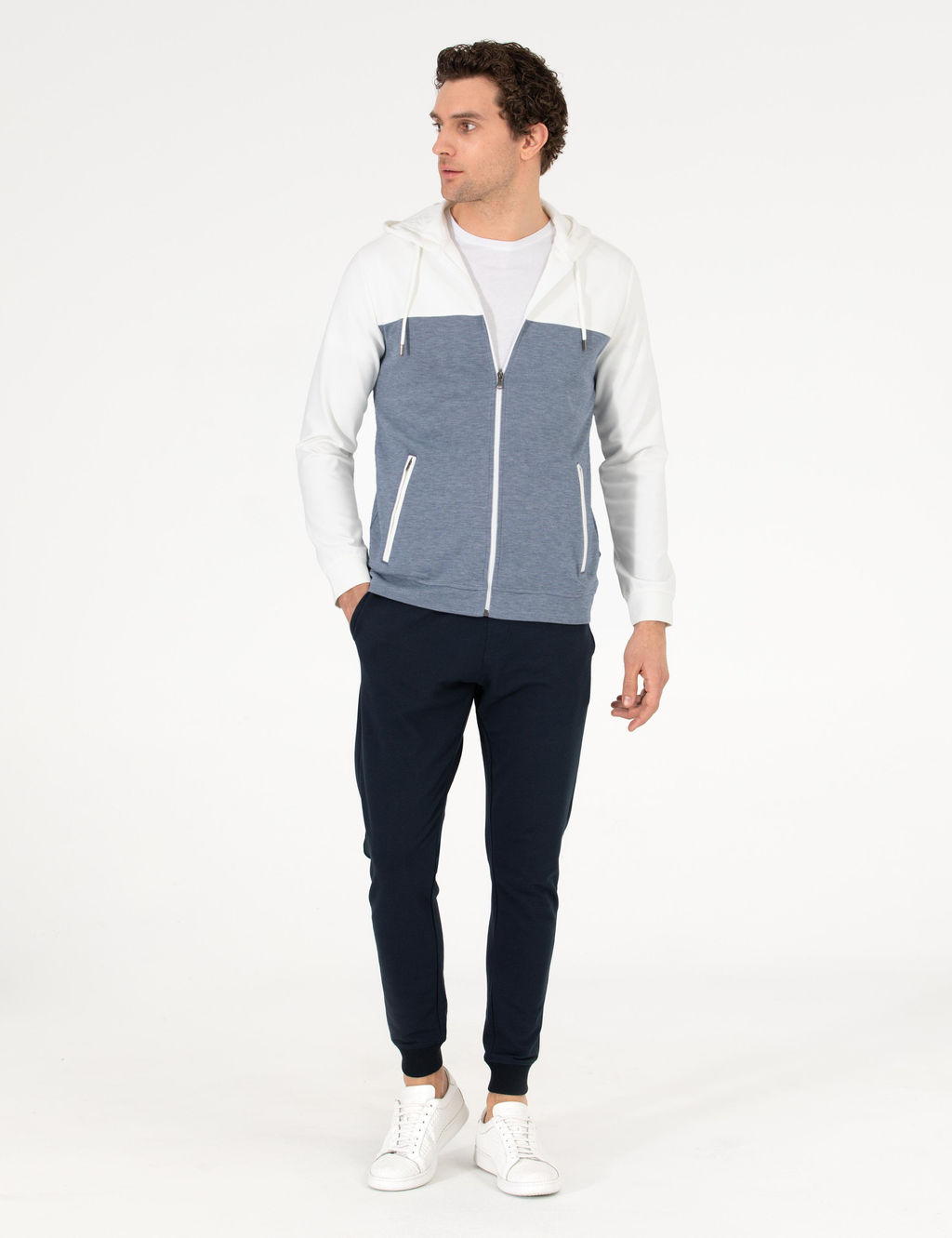 Темно-синие спортивные штаны New Slim Fit
