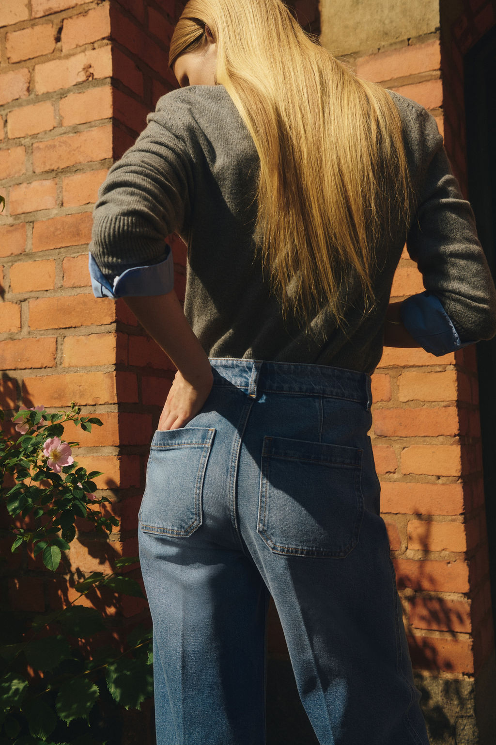 Wide High Ankle Jeans - H&m фото 6