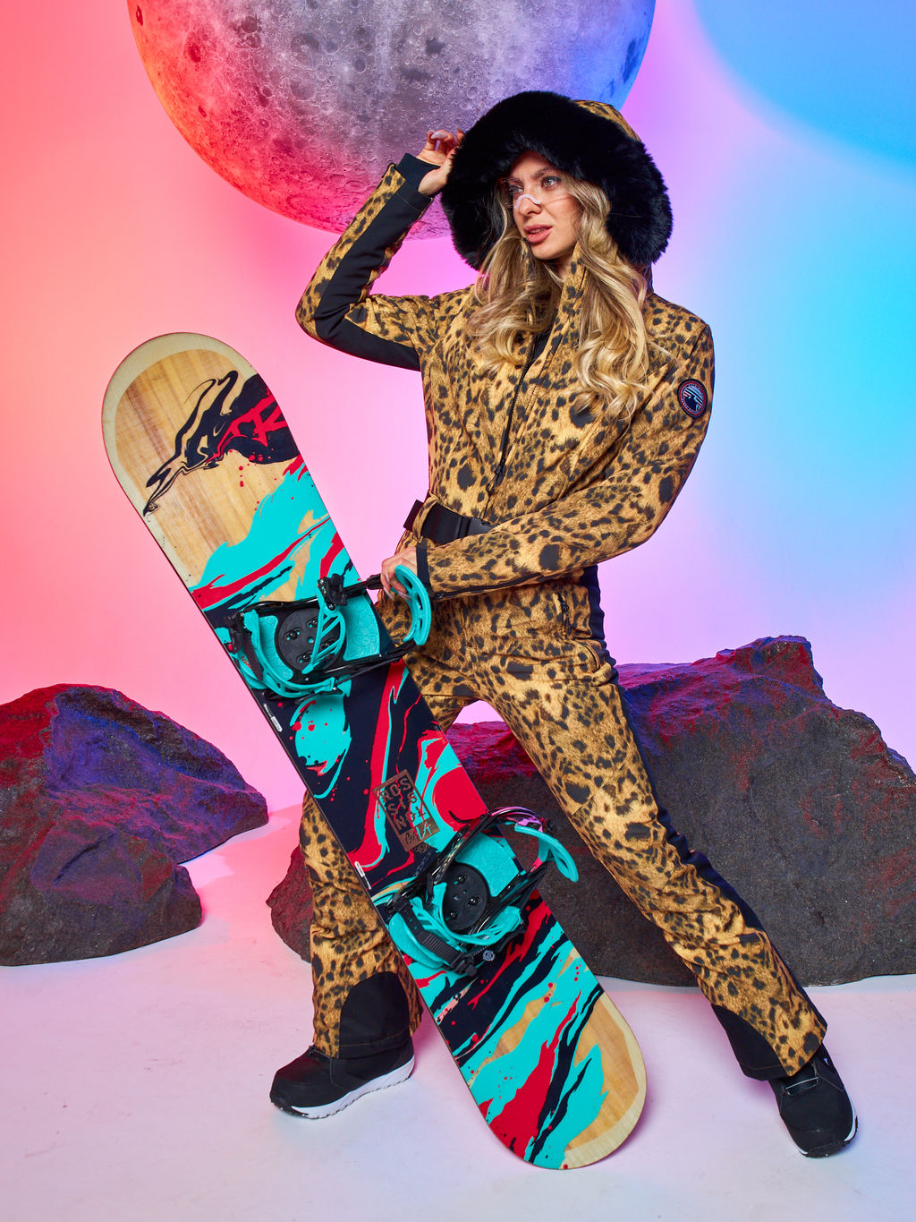 Женский мембранный зимний горнолыжный комбинезон Alpha Endless Chik Diva 2 223/2313-1_017 Разноцветный  фото 32