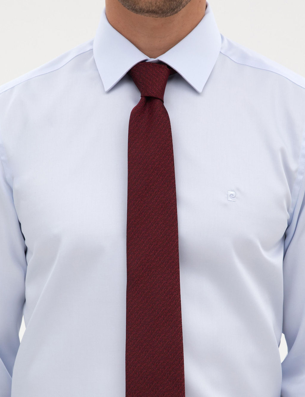 A__k Mavi Slim Fit Uzun Kollu Basic G_mlek - Pierre cardin фото 13