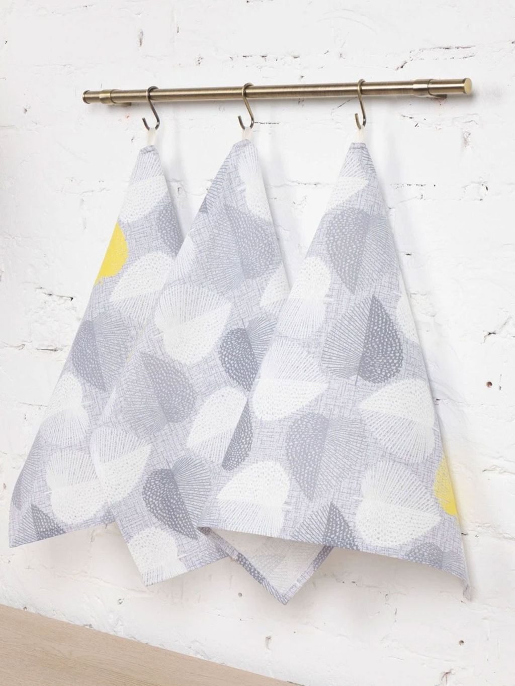 3шт Полотенце кухонное из рогожки - Клинт 45x60