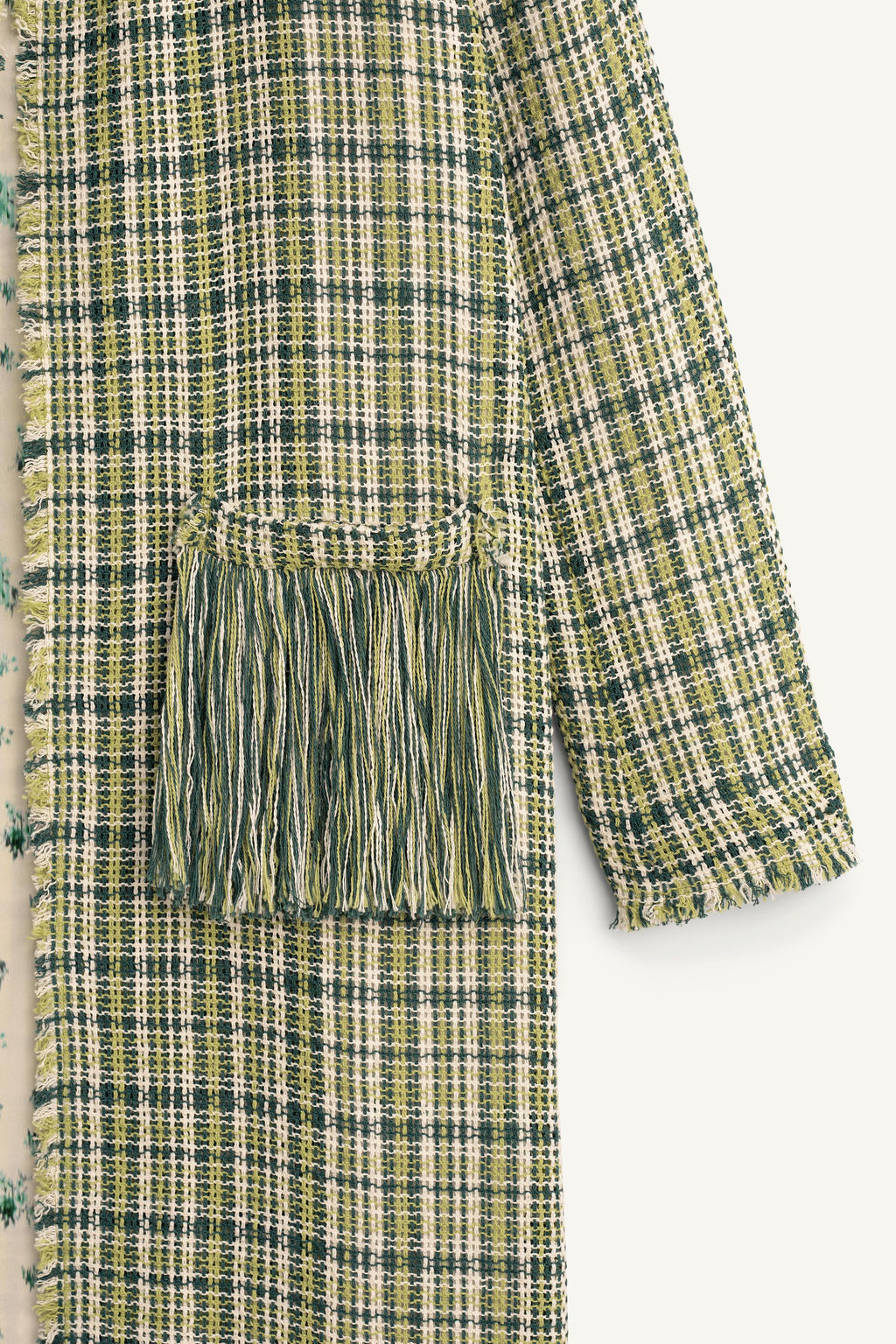 ABRIGO ESTRUCTURA FLECOS LIMITED EDITION / Verde - Zara фото 8