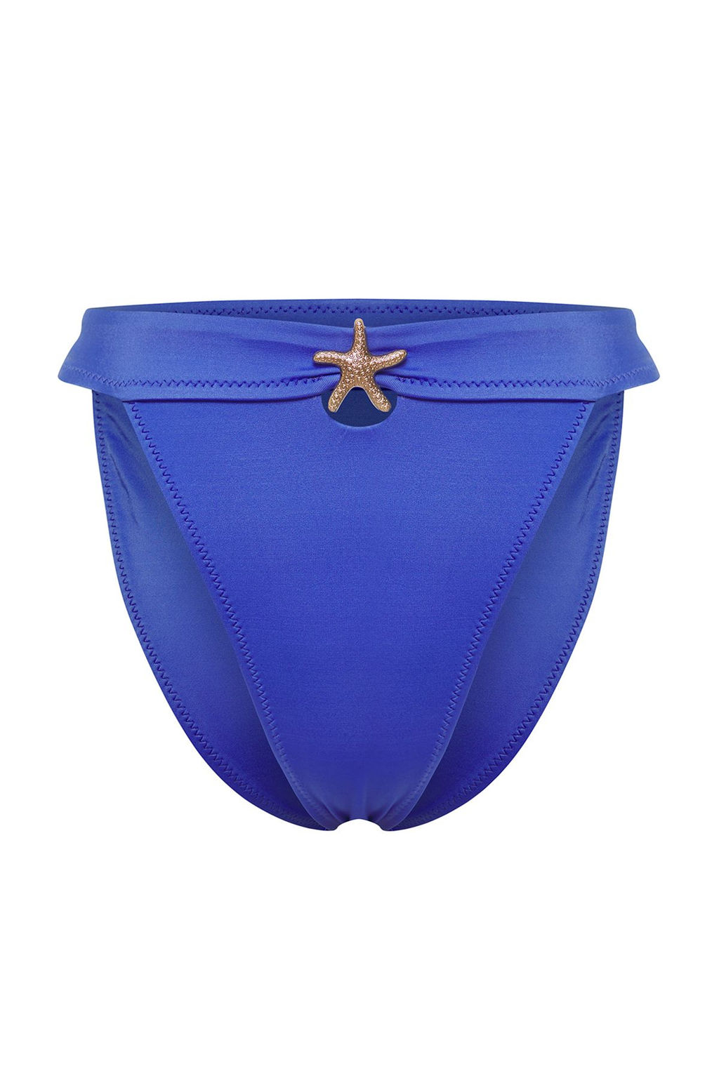 TRENDYOLMILLA Siyah Yuksek Bel Premium Y?ld?z Aksesuarl? Regular Bikini Alt? TBESS25BA00016 фото 8