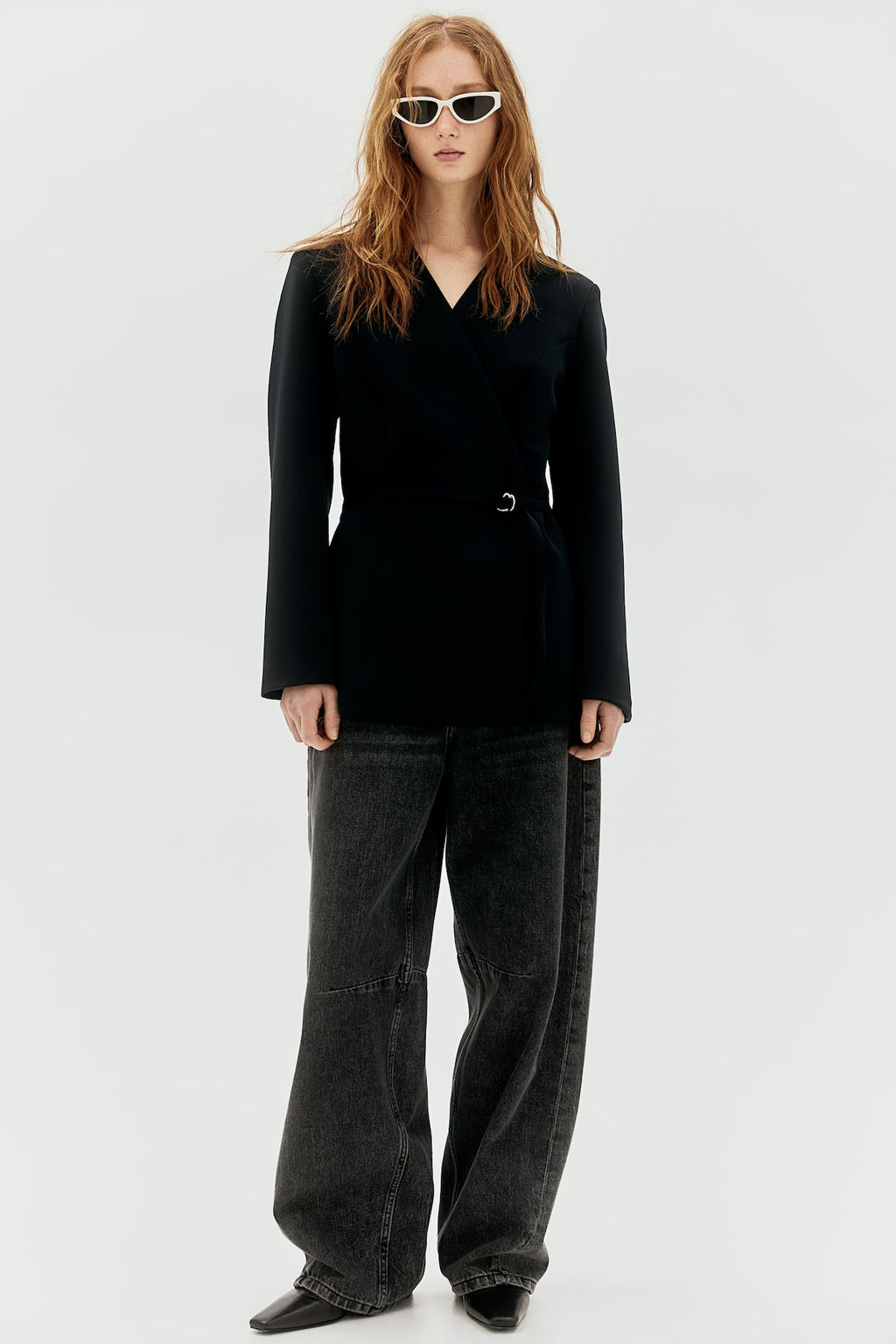 Blazer cruzado con cinturon - H&m фото 2