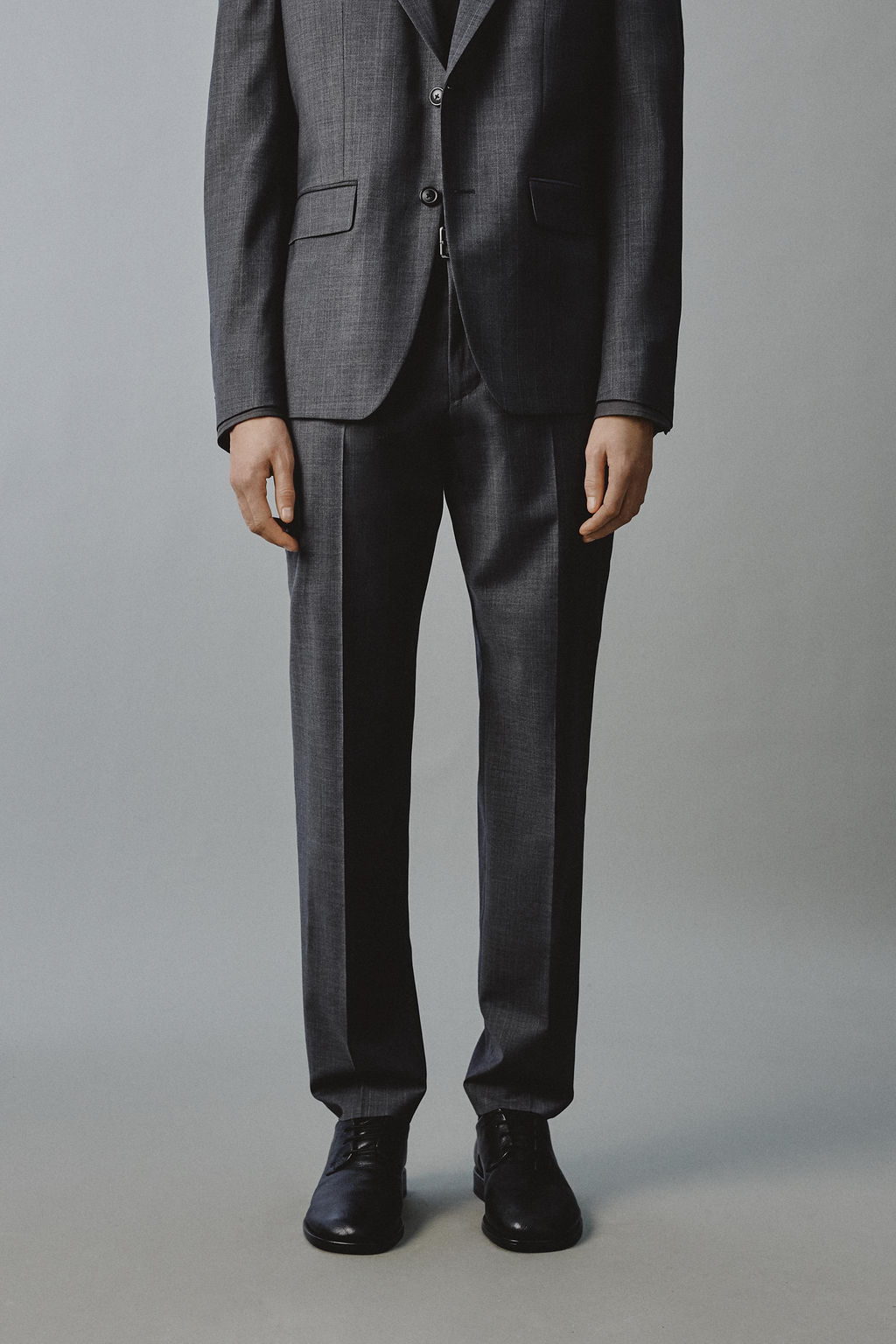 PANTAL?N TRAJE RAYA DIPLOM?TICA / Gris - Zara фото 2