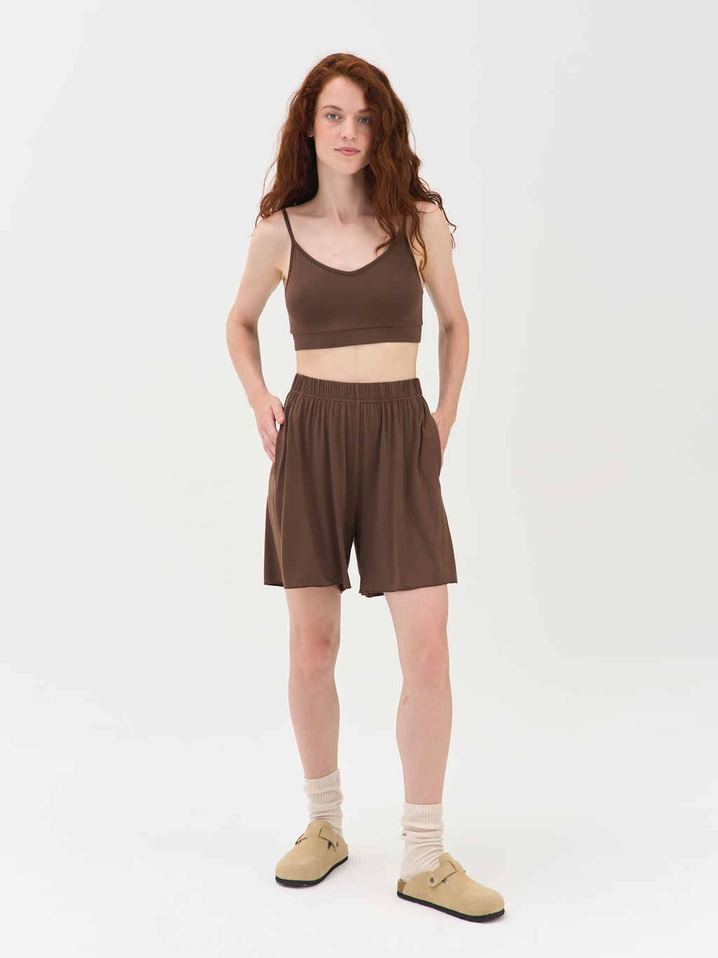 Шорты домашние "Шоколад" женские