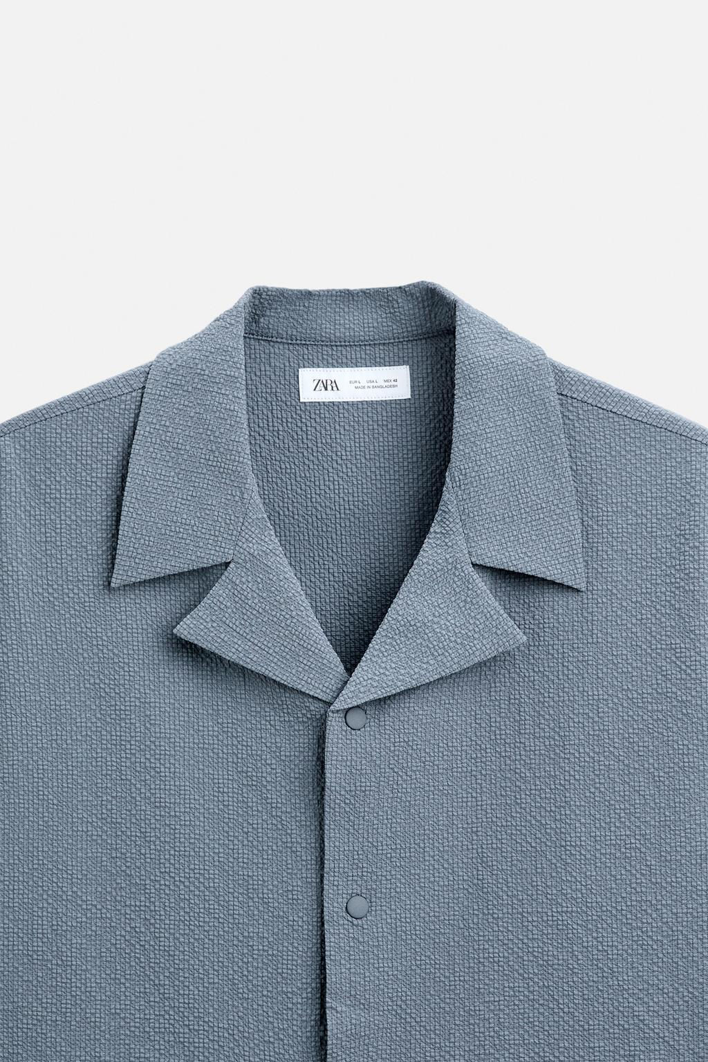 SEERSUCKER SHIRT - Zara фото 3