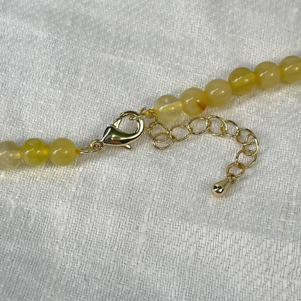 Бусы из желтого Опала 43 см +